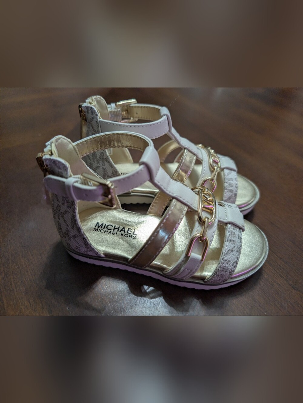 Michael Kors Kids Brandy Johanne Sandals Size 7 - Picture 6 of 8